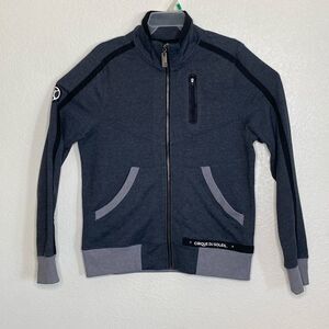 CIRQUE DU SOLEIL Full Metal Zip Charcoal Jacket Size S NWOT